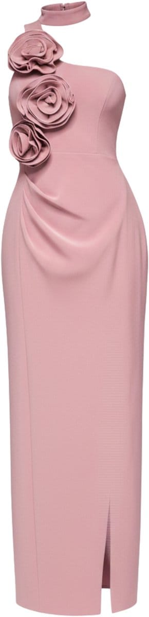 LARICA Jurk - Mouwloos - Rits - Gebloemd Roze S