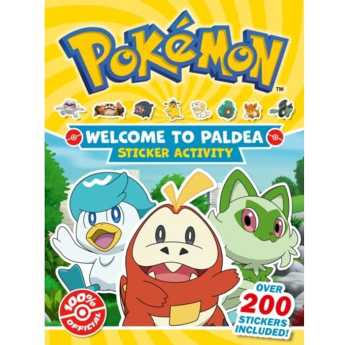 Pokemon Welcome To Paldea Epic Sticker - Pokemon