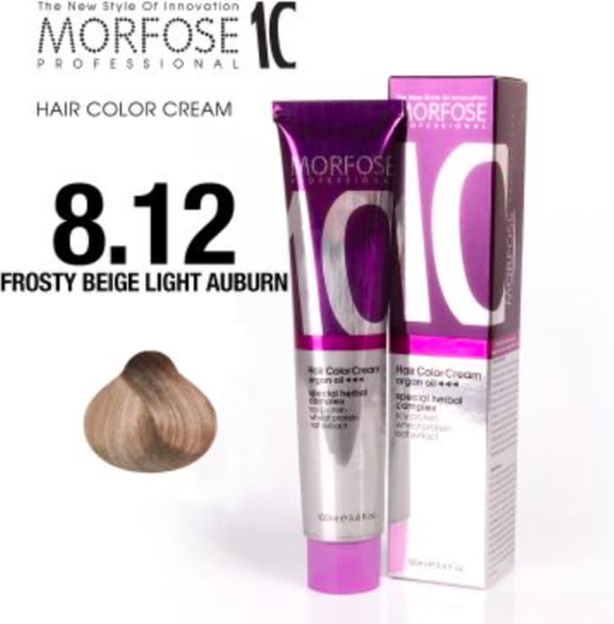Morfose Color Cream 8.12 Frosty Beige Light Auburn 100ml