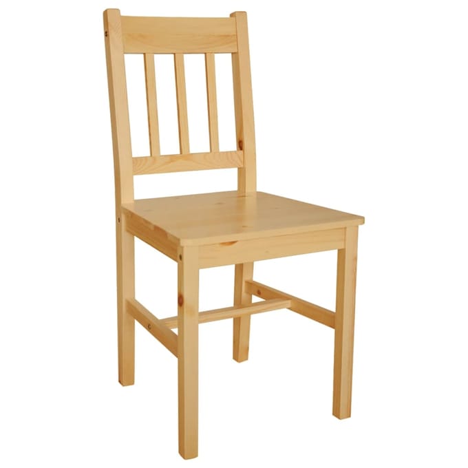 vidaXL - Eetkamerstoelen - 4 - st - grenenhout