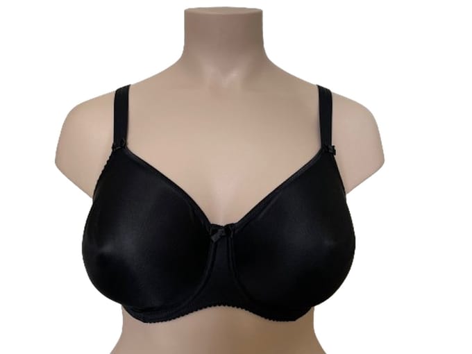 PrimaDonna Satin Beugel Bh 0161330 Zwart - maat EU 75D / FR 90D