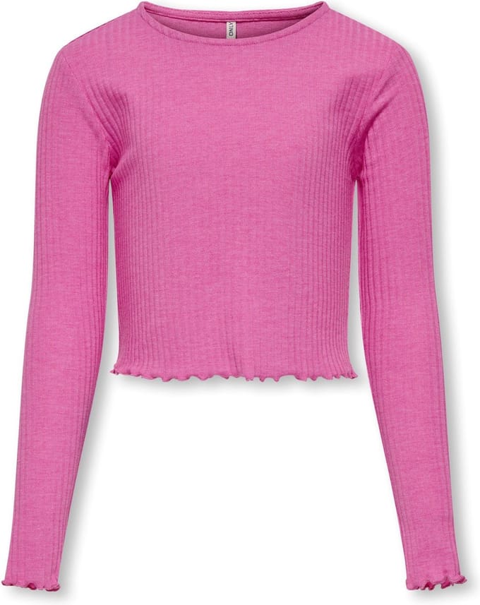 Kids longsleeve NELLA Super Pink Stretch Fit