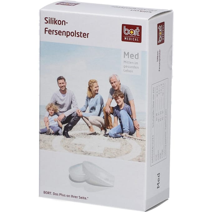 Bort Hielkussen in silicone, Heel Cushion, 930050, per paar, M: 39-41