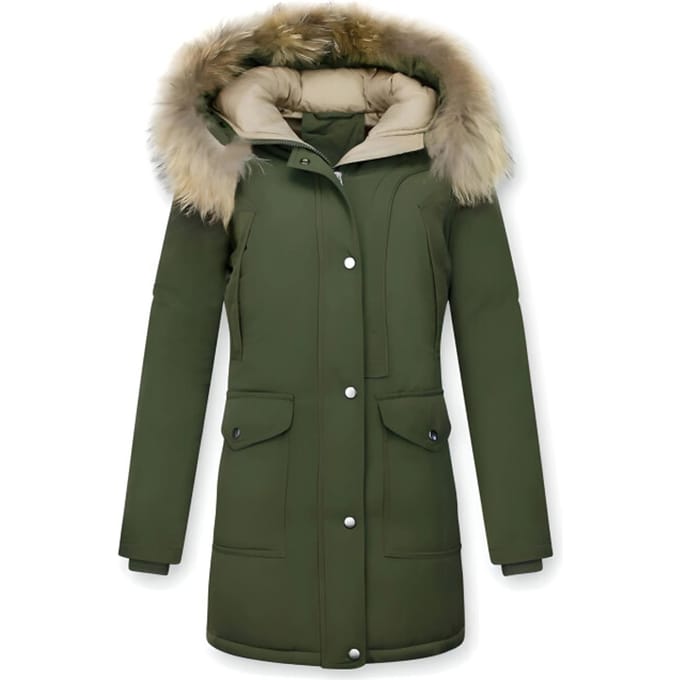 Gentile Bellini Parka jas met bontkraag