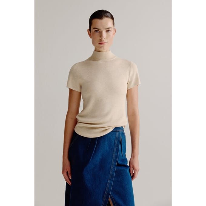Josephine & Co Senna Sweater Sand Maat: M | Sweaters Outlet | Dames | Beige