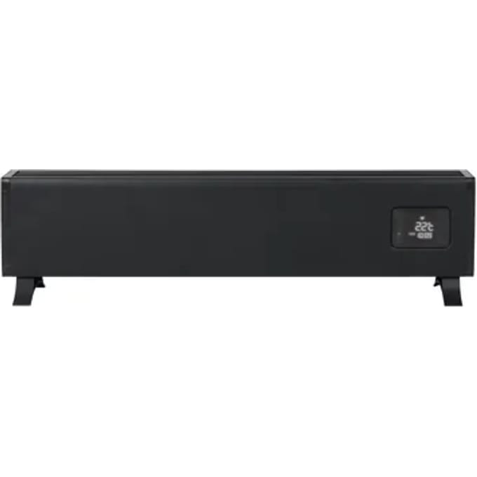 Eurom alutherm baseboard 1000W met WiFi en app - zwart (361179)