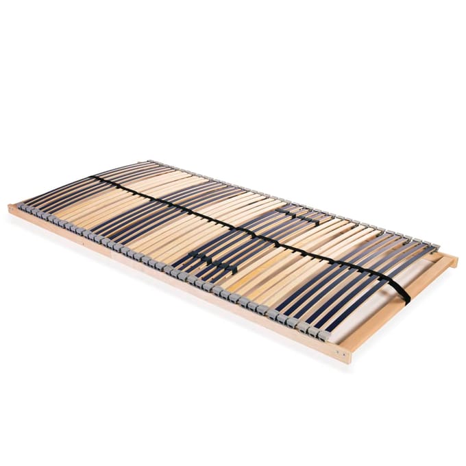 vidaXL - Lattenbodem - met - 42 - latten - 7 - zones - 140x200 - cm