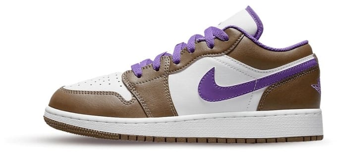 Jordan 1 Low Purple Mocha - Maat 46