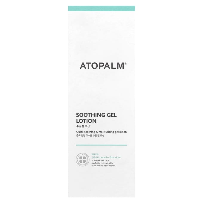 Atopalm, Soothing Gel Lotion, 4 fl oz (120 ml) white