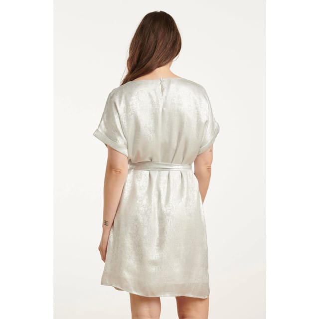 Smashed Lemon 25111 metallic zomerjurk |