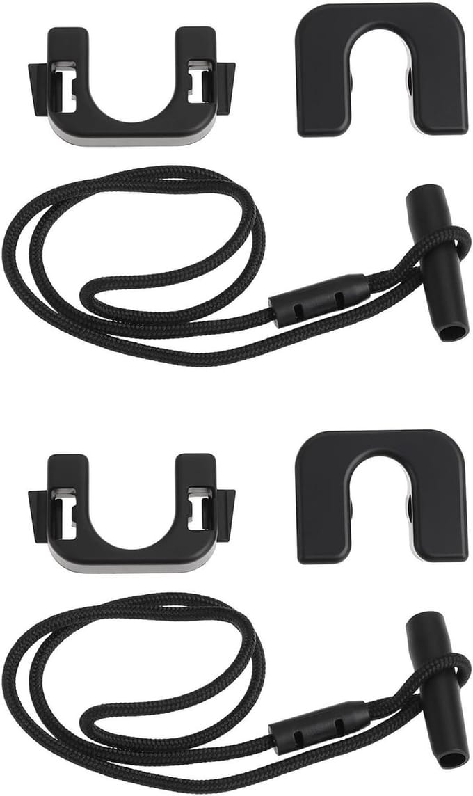 2 Stuks Auto Plank Strap Koord Geschikt voor Dacia Duster MK2 2017-2022 met Beugel en Versteviging