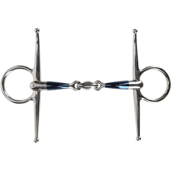 Dubbelgebroken sporenbit voor paard QHP