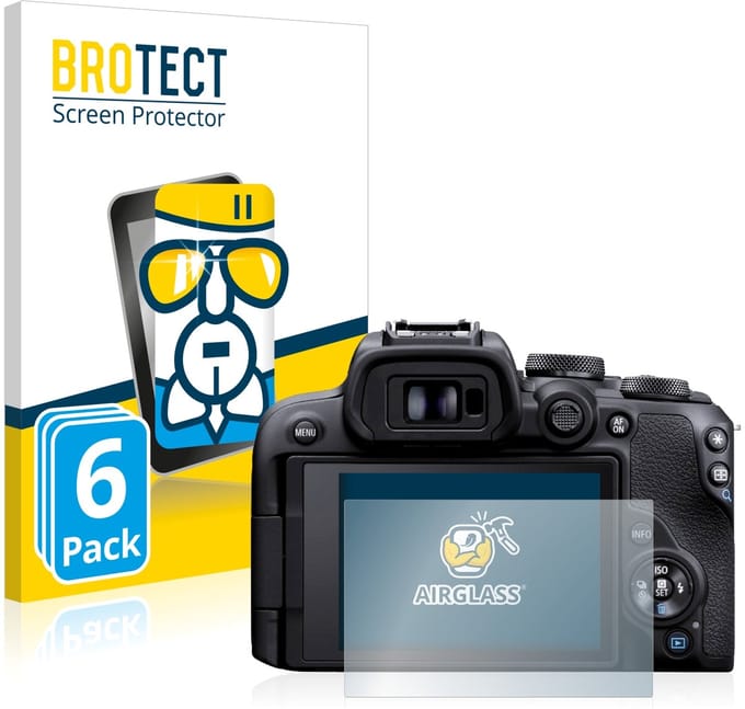 Screenprotector 6 Stuks voor Canon EOS R10 Beschermglas transparant