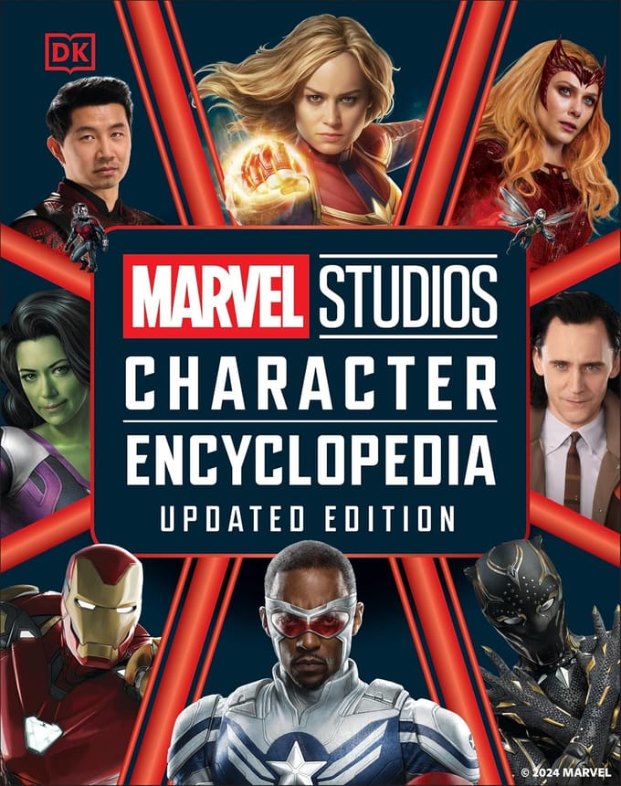 Livre illustré Marvel Studios Encyclopédie des Personnages, Édition Mise à Jour white