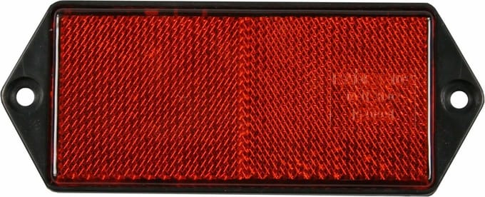 Benson Rechthoekige aanhangerreflector - 105 x 40 mm - oranje - E4-gekeurd