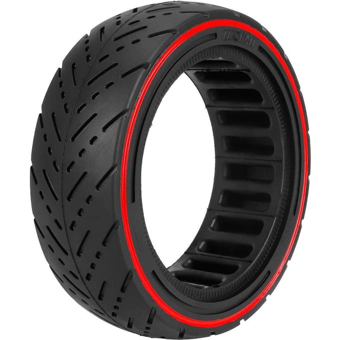 Pneus solides 8.5*2.5 de scooter électrique pour les scooters électriques Dualtron Mini/Speedway Leger rouge
