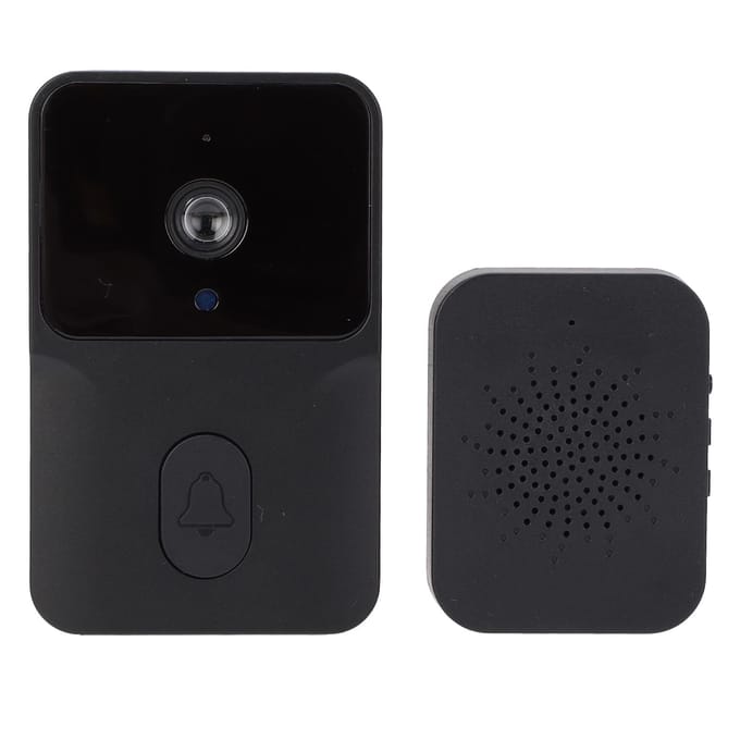 Sonnette vidéo sans fil Interphone bidirectionnel Grand angle 75 degrés Caméra de sonnette vidéo de sécurité domestique pour Tuya