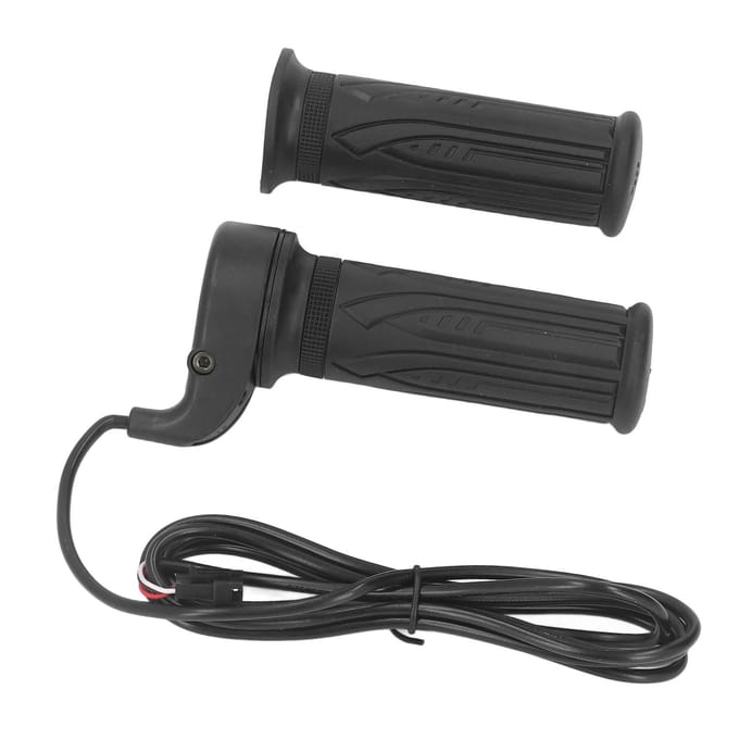 Elektrische Fiets Draaigashendel 20X Draagbare Accelerator Handvat Grip voor 2,22 cm Stuur black