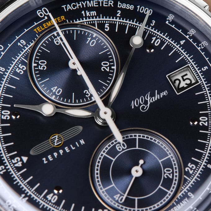 Zeppelin - 8670-3 - Polshorloge - Heren - Kwarts - Chronograph - LZ127 Graf Zeppelin