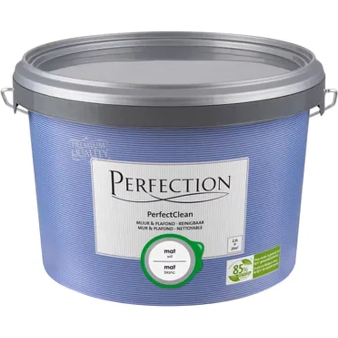 Perfection Perfectclean Muurverf - Mat - Wit - 2,5l
