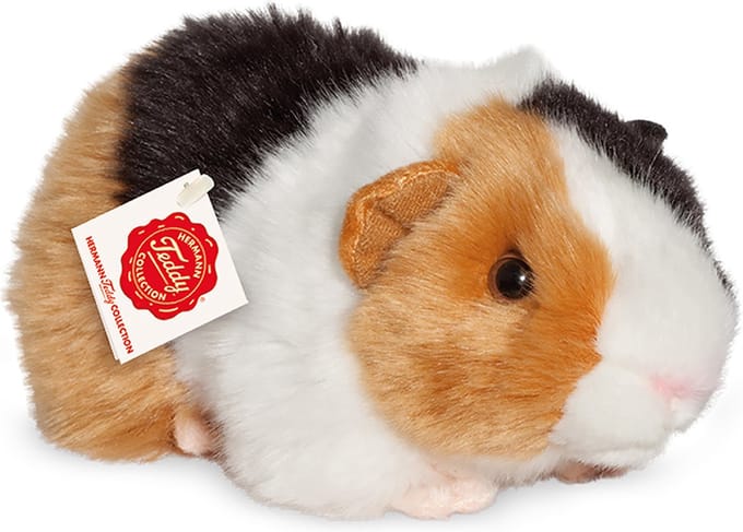 Hermann Teddy Knuffeldier Cavia - pluche knuffel - premium kwaliteit knuffels - 20 cm - bosdiertje