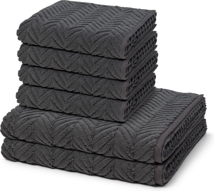 Ross Sonstiges 4 X handdoek 2 X douchehanddoek - in set 6 pack Sensual Skin