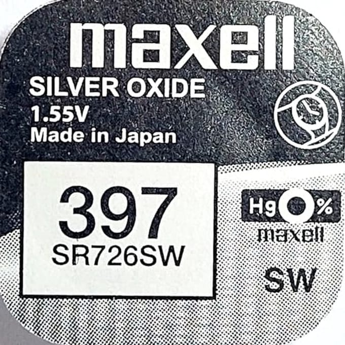 SR726SW Horloge Batterij - 397 Knopfcel