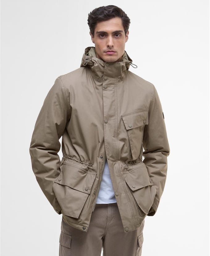 Barbour Endley Waterproof Jas Beige M Man