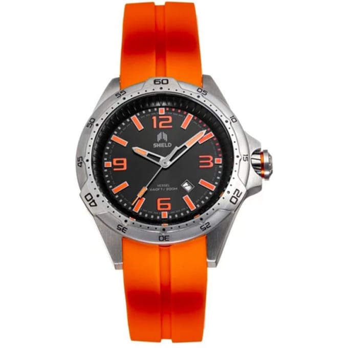 OUTLET SPECIAL - Shield Vessel SLDSH112-2 Heren Horloge 47mm 20 ATM