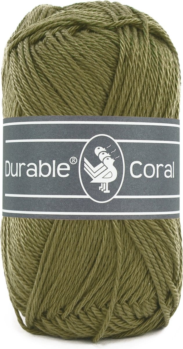 Durable Coral - 2168 khaki - Gemerceriseerd Katoen Garen