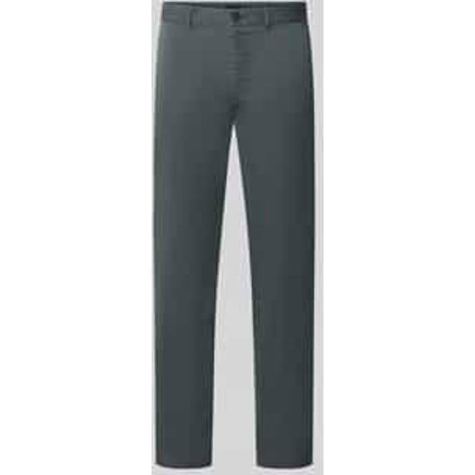 Slim fit chino van katoenmix model 'Chino Slim'
