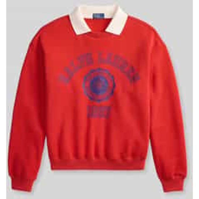 relaxed fit sweatshirt van katoenmix