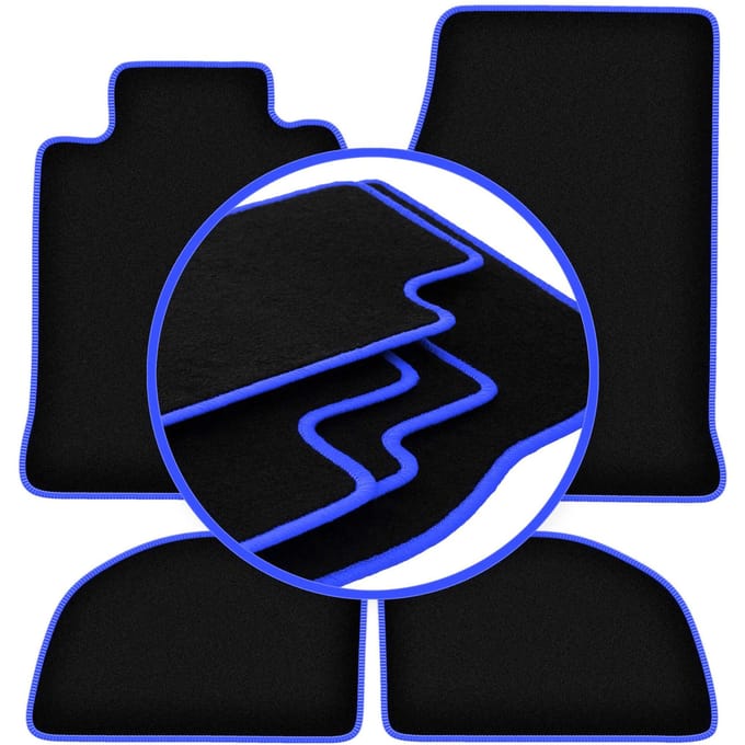 CARLUX-BLUE automatten voor: Porsche 924 coupé (1976-1988)