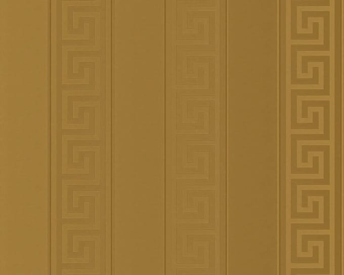 STREPEN MET GRIEKSE SLEUTEL BEHANG | Design - goud - A.S. Création Versace 3