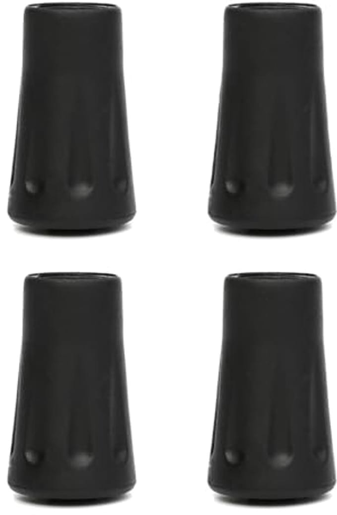 4 Rubber Buffers voor Wandelstokken - Verwisselbare Punten 11 mm