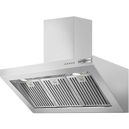 GGM Gastro Plasma Dunstabzugshaube - 1200mm - 96% Abluftreinigungseffizienz - mit Soft Touch-Control, Motor, Filter & Lampe