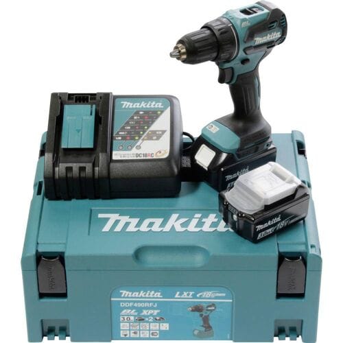 Makita DDF490RFJ Accu-schroefboormachine 18 V 2 snelheden Brushless