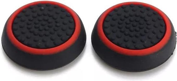 Scoby - Thumb Grips - Gripjes voor Controller - Pro Gaming Set - Gaming Gear - 1 Paar - Rood/Zwart