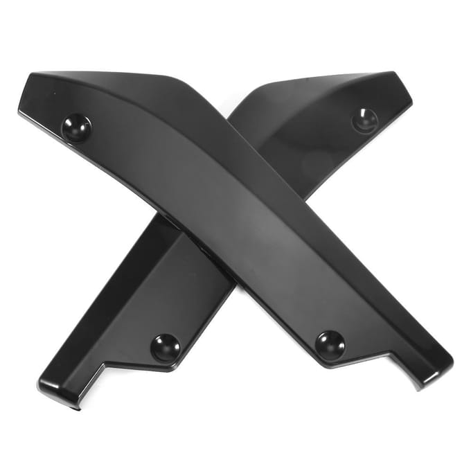 Set Achterbumper Lip Spoiler Diffusers Anti-Kras Beschermer Universele Auto Exterieur Onderdelen gray