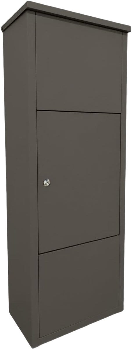 Pakketbrievenbus - 105x38x23 cm - staand - donkergrijs