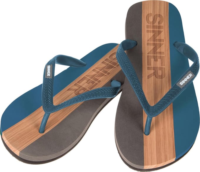 Sinner Capitola Kinder Slippers - Blauw/Bruin - Maat 31-32