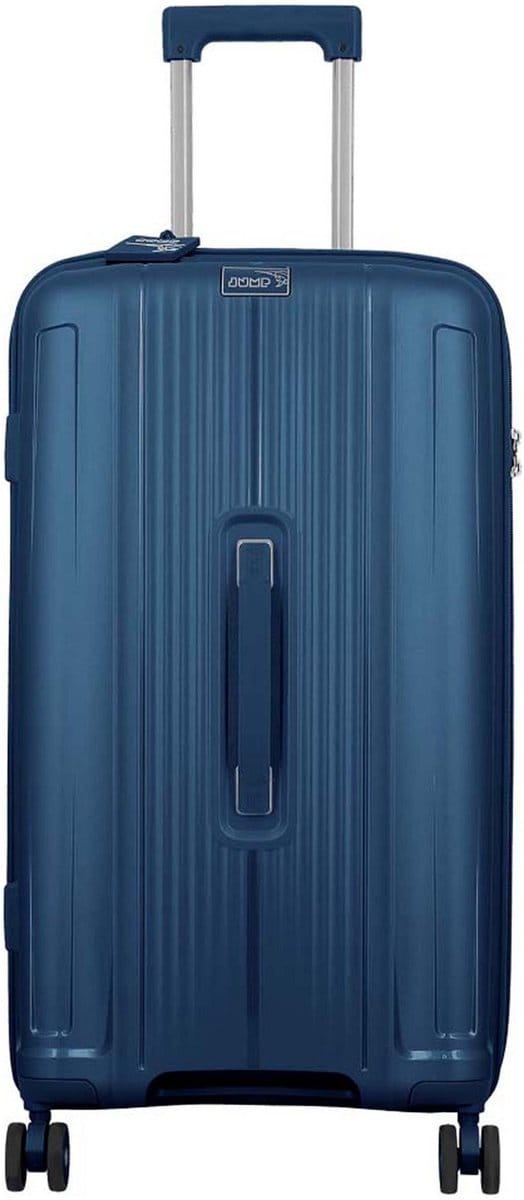 Jump Vanguard 4 wielen Trolley 70 cm - Harde bagage - TSA slot - blue