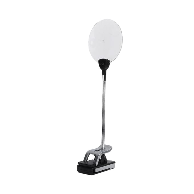 5X/10X Desktop Vergrootglas met LED-licht Verstelbaar Lezen Sieraden Maken Vergrootglas