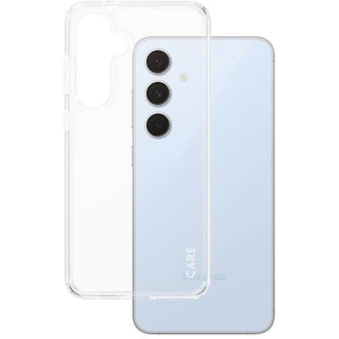CARE by PanzerGlass Flagship Case Transparent Urban Combat w. Clear Frame Samsung Galaxy S24 FE