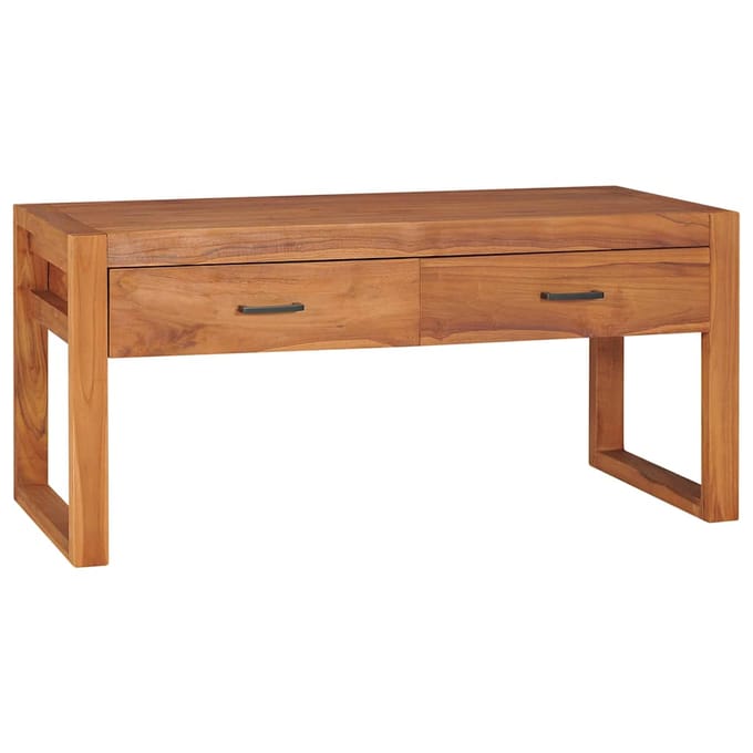 vidaXL - Tv-meubel - 100x40x45 - cm - teakhout