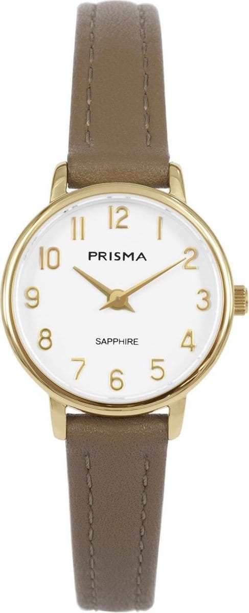 Prisma Horloge P.1732 Dames Edelstaal Saffierglas