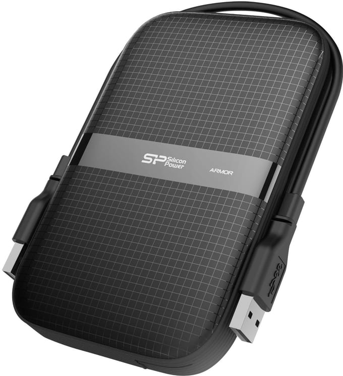 Silicon Power - Armor A60 - Portable USB 3.2 - Externe Harde Schijf - 4TB - Zwart