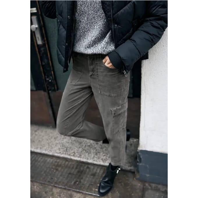 Zachte cargo broek