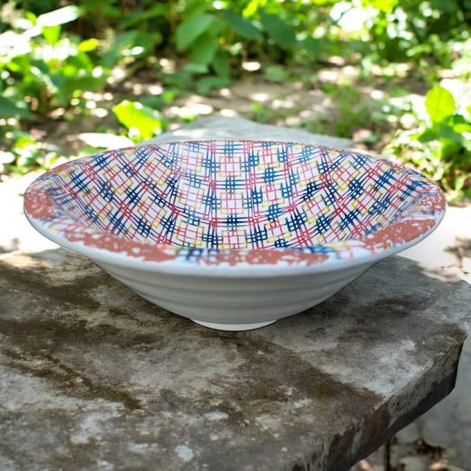 Villa Pottery - Schaal Porto Multicolor - Handgemaakt - Keramiek