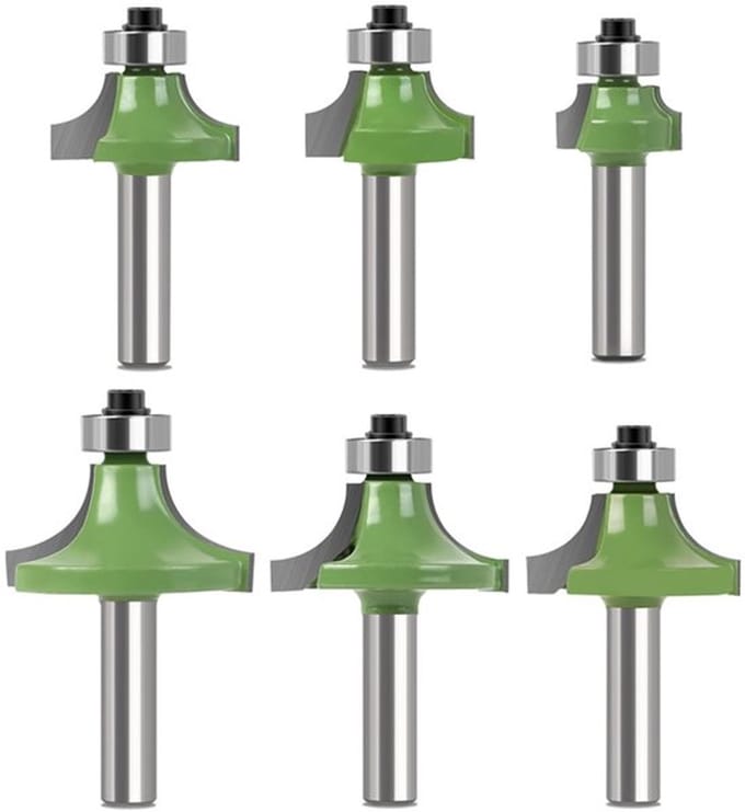 MTTProducts - Freesbitset - 6-delig - Houtbewerking - Rond - Snijden